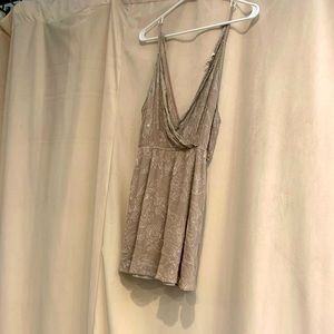 ONETHELAND embroidered boho minidress, size L